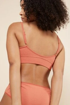 Brassière Coton BIO - Terracotta -Optimal Lingerie Magasin 2021 02 08 WE ARE JOLIES01308
