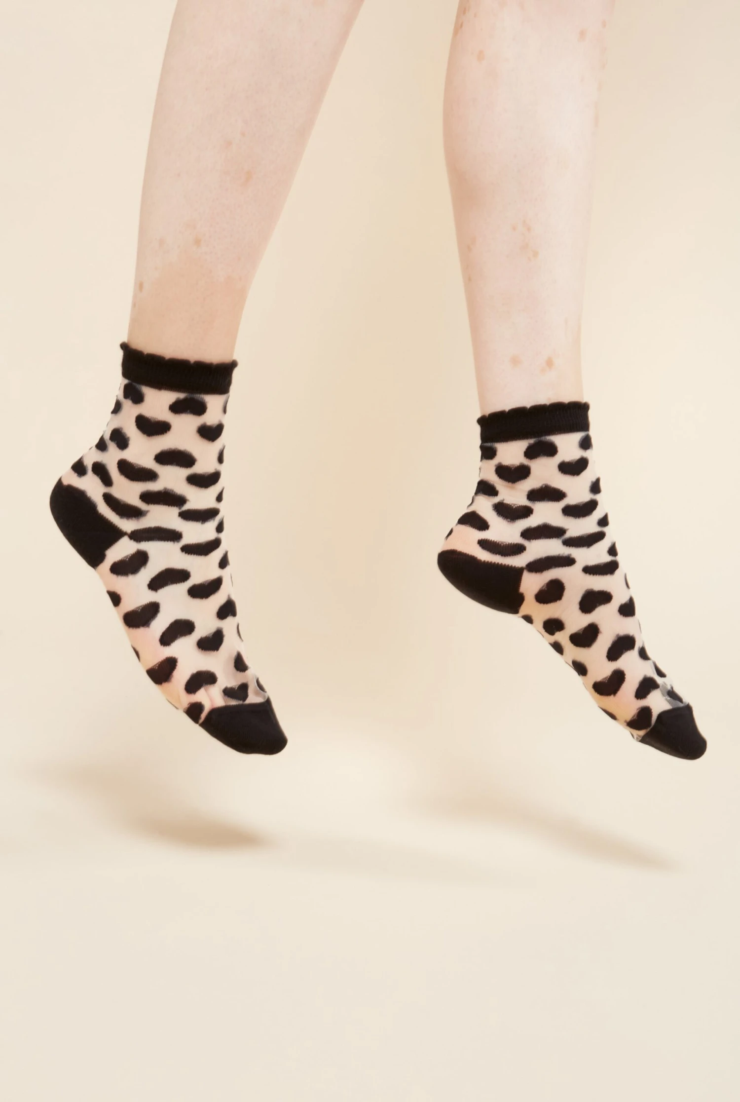 Chaussettes Transparentes - Big Love Pirate Black 3 Chaussettes Transparentes - Big Love Pirate Black