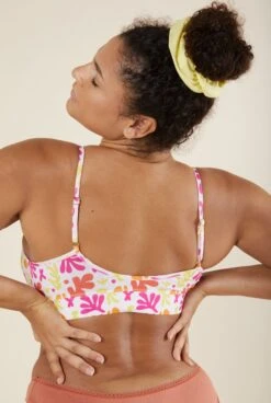 Brassière Coton BIO - Pink Leaves -Optimal Lingerie Magasin 2021 10 27 We are jolies 14d 2048x3048px