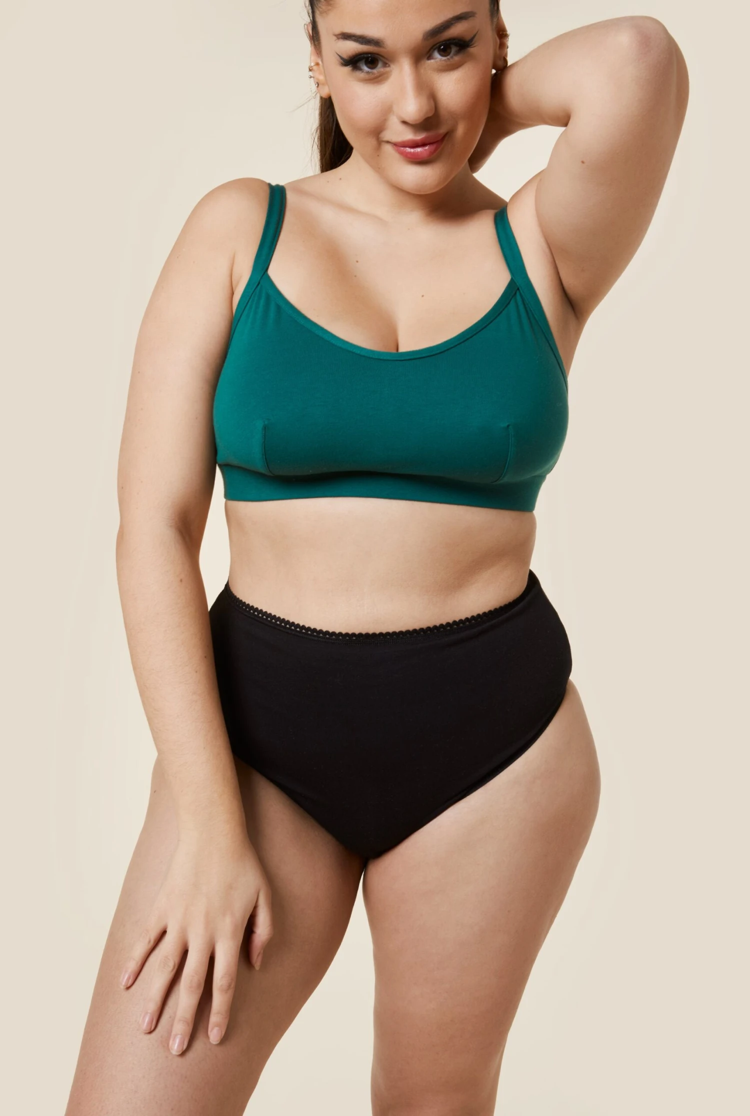 Brassière Grande Taille - Vert 6 Brassière Grande Taille - Vert – Image 4