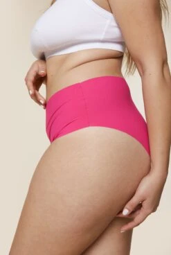 Culotte Taille Haute Sans Couture - Paradise Pink -Optimal Lingerie Magasin 230413 WAJ eshop148