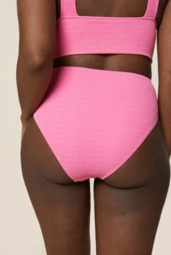 Culotte Taille Haute Maillot - Rose