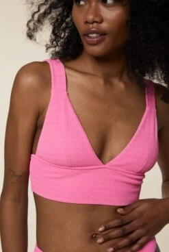 Ensemble Maillot Rose Flash - Triangle / Tanga -Optimal Lingerie Magasin 230413 WAJ eshop198