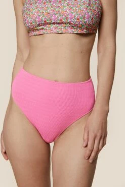 Culotte Taille Haute Maillot - Rose -Optimal Lingerie Magasin 230413 WAJ eshop217