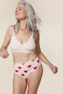 Culotte Taille Haute Coton BIO - Big Love Light Pink 11 Culotte Taille Haute Coton BIO - Big Love Light Pink -Optimal Lingerie Magasin 230413 WAJ eshop39