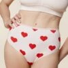 Culotte Taille Haute Coton BIO - Big Love Light Pink -Optimal Lingerie Magasin 230413 WAJ eshop40