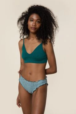 Bloomer Coton BIO - Vichy Vert -Optimal Lingerie Magasin 230413 WAJ eshop51