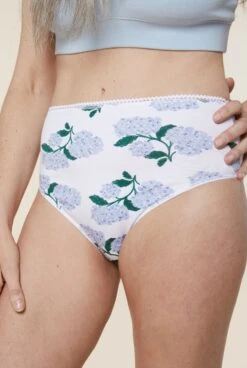 Culotte Taille Haute Coton BIO - Hortensia -Optimal Lingerie Magasin 230413 WAJ eshop58