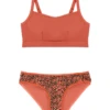 1 GRANDE BRASSIERE + 1 CULOTTE - Terracotta / Léopard -Optimal Lingerie Magasin Ensembleleopard