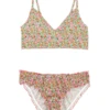 1 BRASSIERE + 1 CULOTTE - Fleurs Liberty -Optimal Lingerie Magasin Liberty