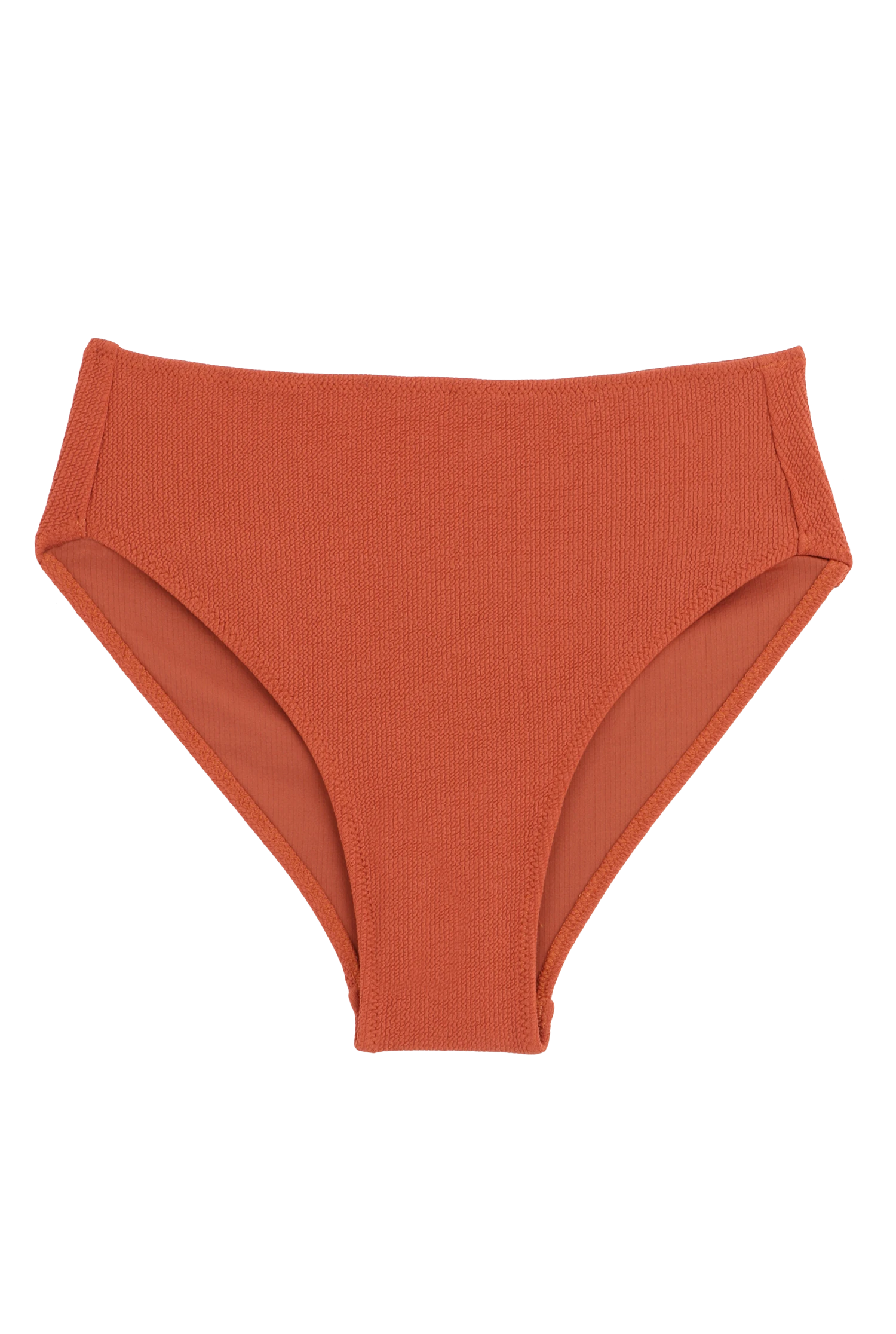 Culotte Taille Haute Maillot - Terracotta 4 Culotte Taille Haute Maillot - Terracotta – Image 2
