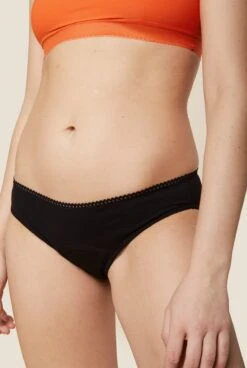 Culotte Menstruelle - Flux Moyen | Pirate Black