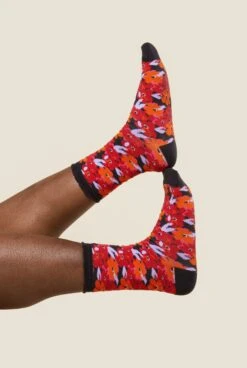 Chaussettes Coton BIO - Red Garden -Optimal Lingerie Magasin WAJ Winter 21 Chaussettes 07a
