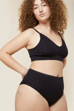 3 Tailles Hautes - Paillettes -Optimal Lingerie Magasin WAJ Winter 21 Culotte 26a 2