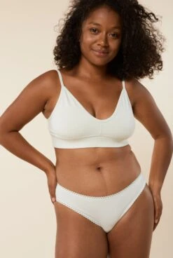 Culotte Coton BIO - Paillettes Vert D'eau