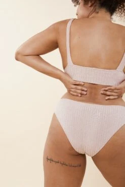 Culotte Maillot - Rose Paillettes -Optimal Lingerie Magasin WAJ mai 22 20c