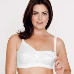 Soutien-gorge D'allaitement Sans Armature Anita Maternity 90% Coton Blanc -Optimal Lingerie Magasin august 2