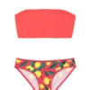 1 BRASSIERE BANDEAU + 1 CULOTTE - Rose Citrons