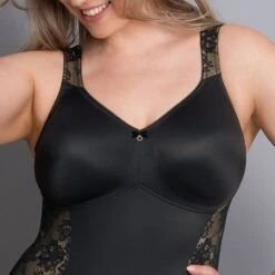 Rosa Faia Body Gainant Sans Armatures Abby Noir -Optimal Lingerie Magasin body scarlett 2