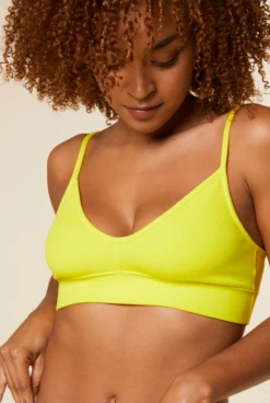 Brassière Coton BIO - Tonic Yellow