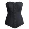 Corset Cabaret En Coton Noir -Optimal Lingerie Magasin cabaret