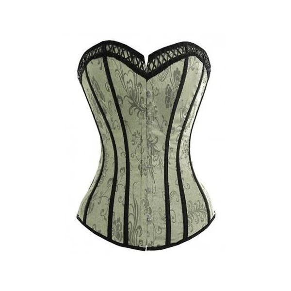 Corset Arabesque En Satin Damassé Chic 3 Corset Arabesque En Satin Damassé Chic