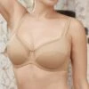 Soutien Gorge Avec Armatures Décolleté Clara Beige -Optimal Lingerie Magasin clara