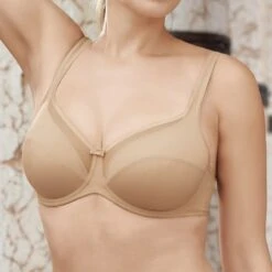 Soutien Gorge Avec Armatures Décolleté Clara Beige