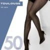 Collant Opaque Motifs Chevrons Noir 50 Deniers Toulouse -Optimal Lingerie Magasin collant fantaisie opaque noir cette toulouse