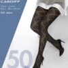 Collant Opaque Motifs Losanges Noir 50 Deniers Cardiff -Optimal Lingerie Magasin collant opaque noir losanges cette cardiff