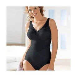 Combiné Gaine Sans Armatures Micro Energen Noir -Optimal Lingerie Magasin combine anita comfort micro energen noir 2