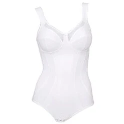 Combiné Gaine Sans Armatures Microfibre Clara Blanc -Optimal Lingerie Magasin combine gainant anita comfort clara blanc 5