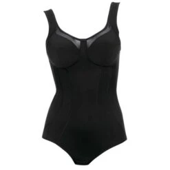 Combiné Gaine Sans Armatures Microfibre Clara Noir -Optimal Lingerie Magasin combine gainant anita comfort clara noir 4