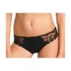 Culotte En Satin Et Dentelle Fantasie Belle Noire -Optimal Lingerie Magasin culotte belle