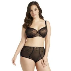 Culotte Haute Elomi Imogen Noir -Optimal Lingerie Magasin culotte imogen 3