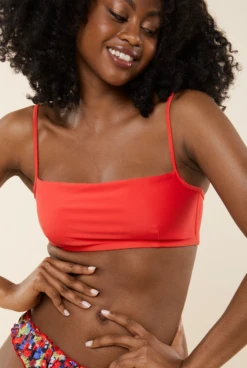 Brassière Maillot - Hot Coral