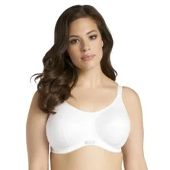 Soutien-gorge De Sport à Armatures Elomi Energise Blanc -Optimal Lingerie Magasin energise blanc 2