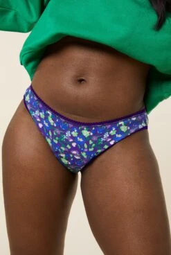 3 Culottes Menstruelles - Les Nouvelles -Optimal Lingerie Magasin femmeculottefleursbleu
