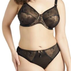 ELOMI Soutien-gorge à Armature Emboîtant Imogen Noir Et Cuivre -Optimal Lingerie Magasin imogen 2