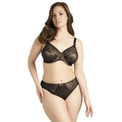 ELOMI Soutien-gorge à Armature Emboîtant Imogen Noir Et Cuivre -Optimal Lingerie Magasin imogen 3
