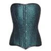 Corset En Tissu Brodé India Vert -Optimal Lingerie Magasin india