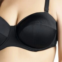 Haut De Maillot De Bain Bandeau Elomi Isis Noir -Optimal Lingerie Magasin isis haut bikini bandeau 3