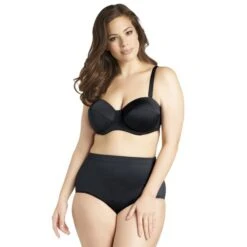 Haut De Maillot De Bain Bandeau Elomi Isis Noir -Optimal Lingerie Magasin isis haut bikini bandeau 7