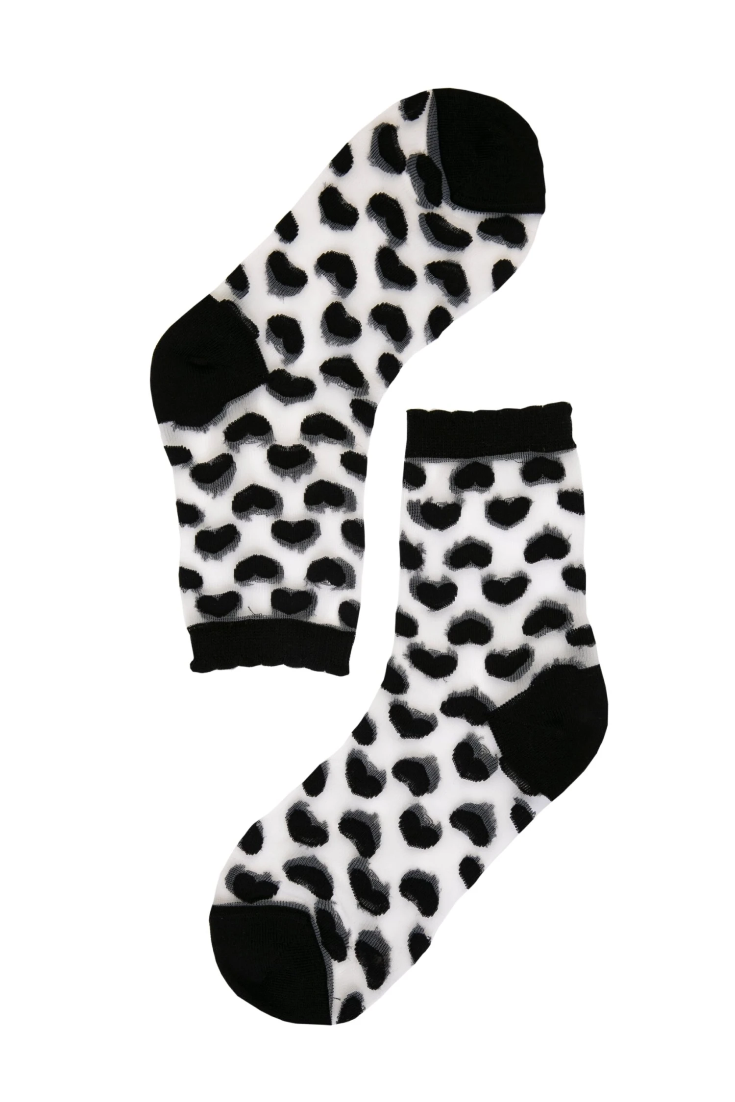 Chaussettes Transparentes - Big Love Pirate Black 4 Chaussettes Transparentes - Big Love Pirate Black – Image 2