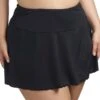 Jupette De Maillot De Bain Elomi Isis Avec Culotte Intégrée Noir 1 Jupette De Maillot De Bain Elomi Isis Avec Culotte Intégrée Noir -Optimal Lingerie Magasin jupette de bain noire