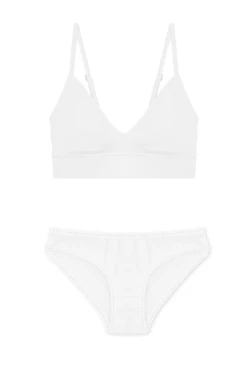 1 BRASSIERE + 1 CULOTTE - Blanc