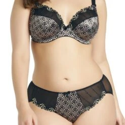 ELOMI Soutien Gorge Avec Armature Plongeant Madison Noir 8 ELOMI Soutien Gorge Avec Armature Plongeant Madison Noir -Optimal Lingerie Magasin madison 2