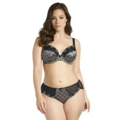 ELOMI Soutien Gorge Avec Armature Plongeant Madison Noir 9 ELOMI Soutien Gorge Avec Armature Plongeant Madison Noir -Optimal Lingerie Magasin madison 3