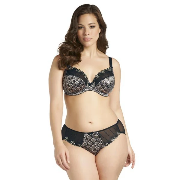 ELOMI Soutien Gorge Avec Armature Plongeant Madison Noir 6 ELOMI Soutien Gorge Avec Armature Plongeant Madison Noir – Image 4