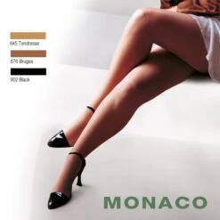 Collant Fin En Crepe Mousse 20 Deniers Monaco